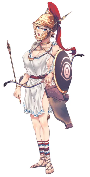 Fantasy Greek(Cretan) Elf Archer, requested by ChocolateDude 