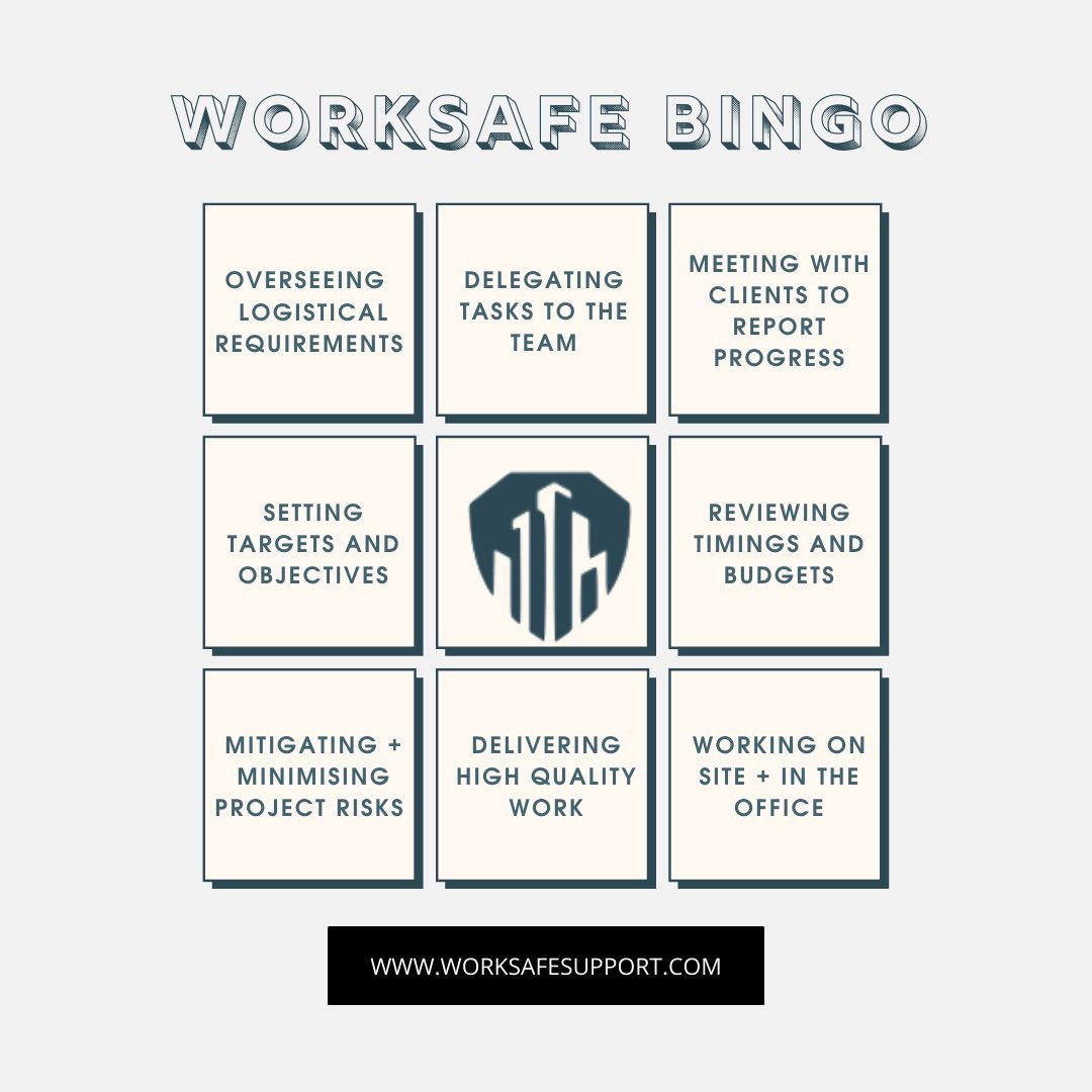 WorkSafeSupport's tweet image. What have you ticked off on this weeks WorkSafe Bingo? ✍️ #worksafesupport #healthandsafety #worksafebingo