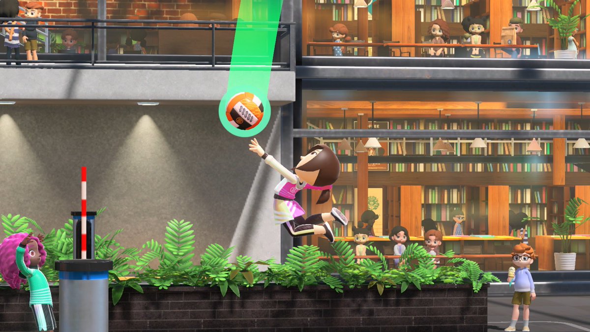 NintendoES's tweet photo. Los personajes Mii aparecieron por primera vez en Wii Sports, ¡y #NintendoSwitchSports cuenta ahora con los Sportsmates! Sin embargo, si tienes algún personaje Mii por el que sientas especial cariño, ¡puedes recrearlo en #NintendoSwitch! https://t.co/SZAuIQZA24