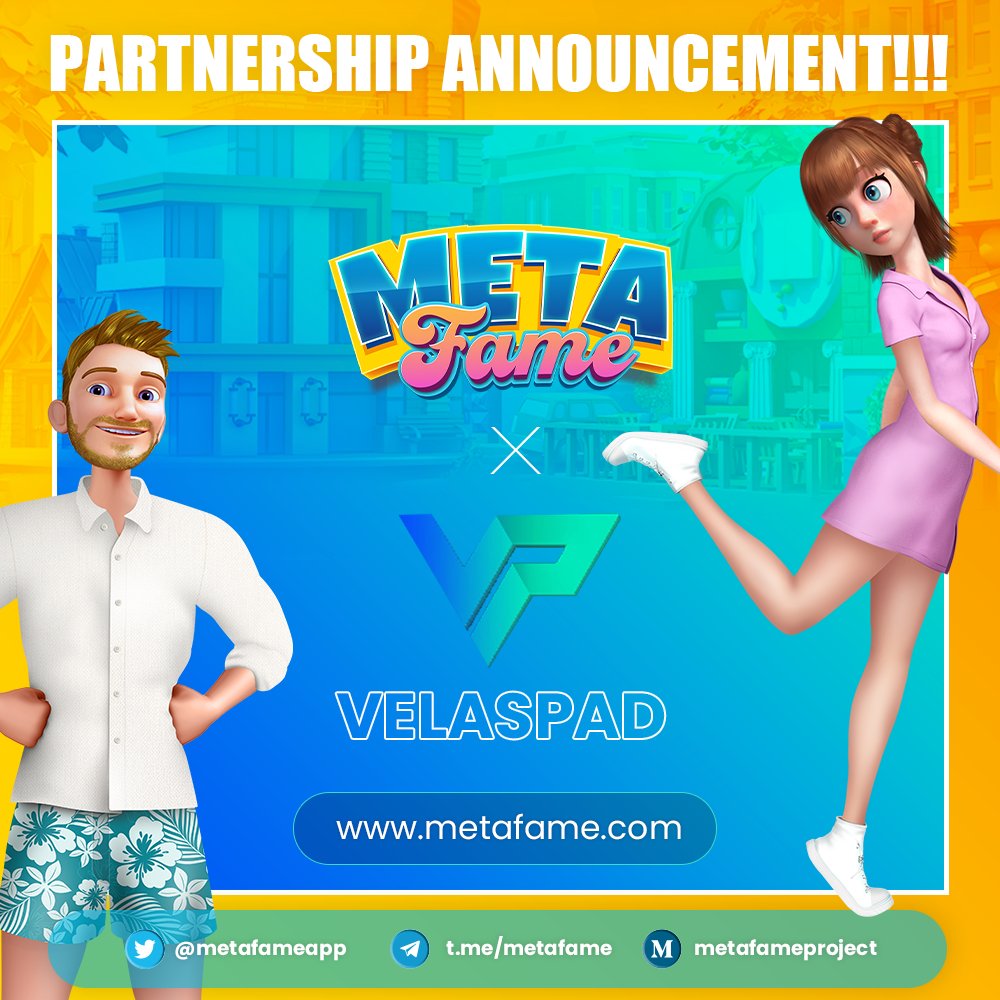 metafameapp's tweet photo. MetaFame X @VelasPad , IDO this coming April 15th! Save the date!🤩🌏🎥📸

Click this link to get Whitelisted 👉 https://t.co/iLz00zJ4bC

#MetaFame #Bluezilla #MetaVPad #VelasPad #PulsePad #GameZone https://t.co/BP19xIb51U