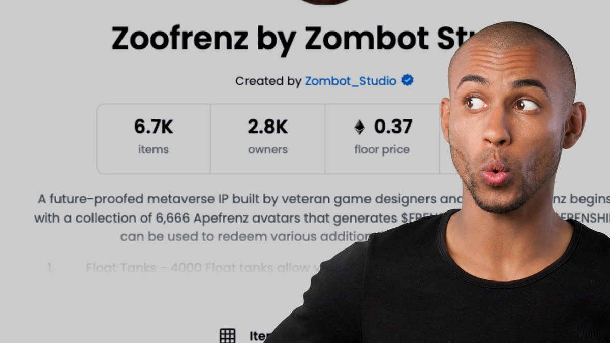 New Video : youtube.com/watch?v=EyRUyP…

What if you can see what over 1,000+ NFT wallets are buying all at the same time?

<a href="/BoredApeYC/">Bored Ape Yacht Club 🍌</a> #BAYC #NFT #NFTs #NFTshill #NFTCommumity #opensea #openseanfts #eth #EthereumNFTs <a href="/zoofrenzNFT/">Zoofrenz</a> <a href="/thelobstars/">The Lobstars</a> <a href="/CyberBrokers_/">CyberBrokers</a>  #zoofrenznft