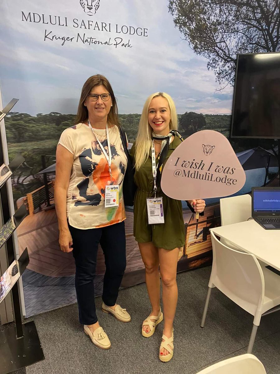 Debora Maestroni, our Market Manager for Italy, is currently at WTM Africa in Cape Town with back-to-back meetings.

📸 Debora Maestroni and Mdluli Safari Lodge

#SouthAfricaIsTravelReady #WTM2022 #SenseOfAfricaSA