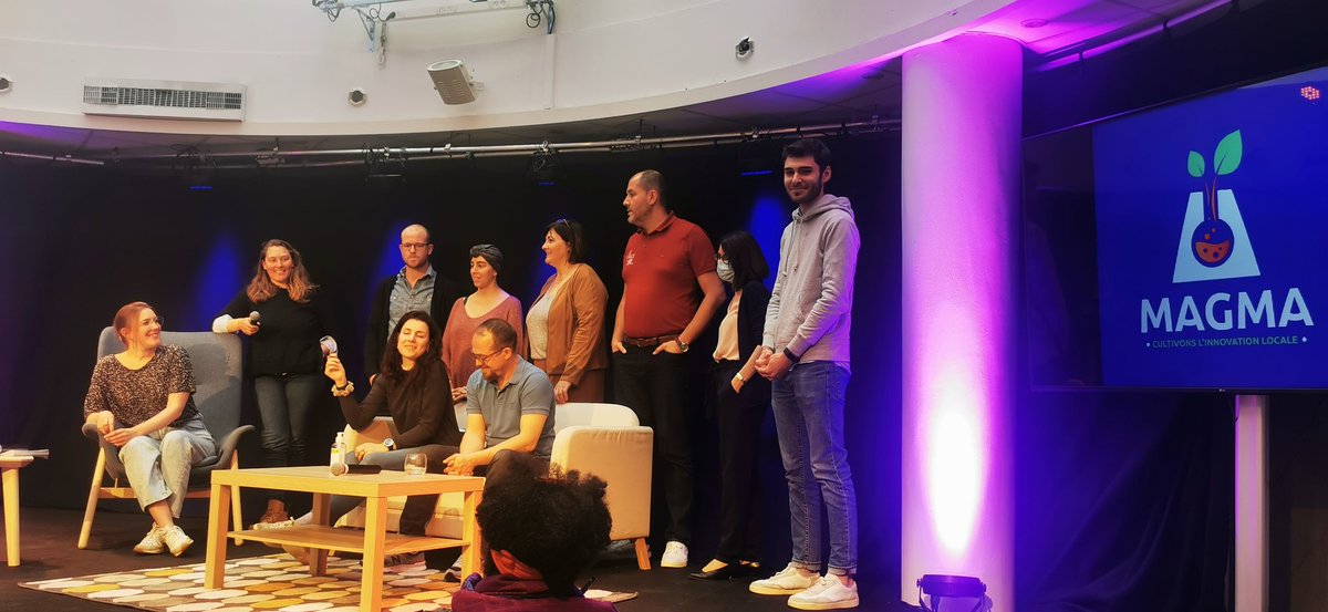 Présentation des incubateurs et accélérateurs du territoire au Festival Magma #ciw2022. Présence du <a href="/SquareLab_ESCC/">SquareLab ESCClermont</a> et présentation par Quentin