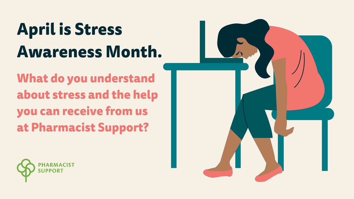 It’s #stressawarnessmonth. How much do you know about stress and the support you can receive from us at Pharmacist Support? Have a go at answering the short questions in this tweet chain⬇️to test your knowledge and find out how to access support for stress ...