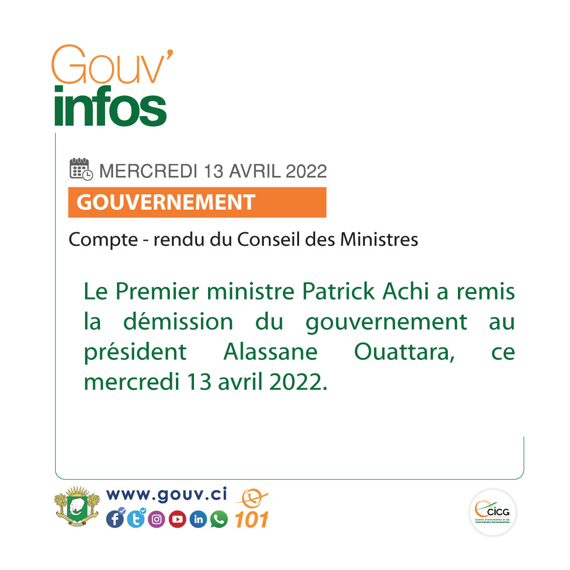 Gouvciofficiel's tweet image. 