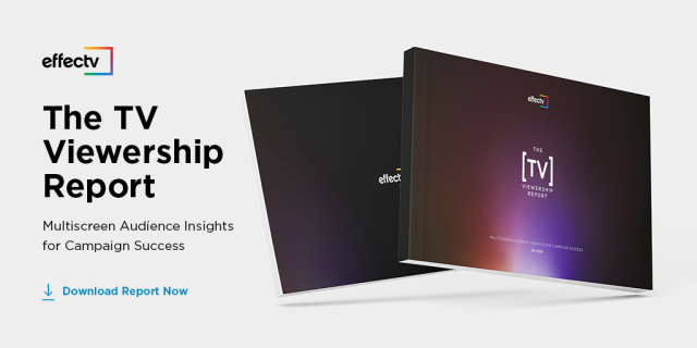 In the latest #TVviewership edition, our data finds growth in live TV consumption and ad exposure data shows 78% of streaming happens on the TV screen, among other insights. Learn more in our 2H 2021 report. #EffectvEmp bit.ly/3vavqs6