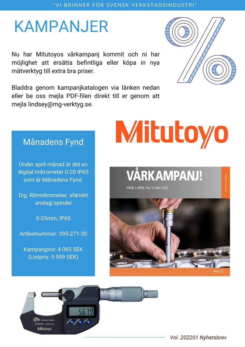 MGVerktyg's tweet photo. Senaste nytt från MG Verktyg AB!
https://t.co/YG8xExzf35
#mgverktyg #gladpåsk #renishaw #mitutoyo #wedco #kampanjer #omslipning https://t.co/svw1Loguo7