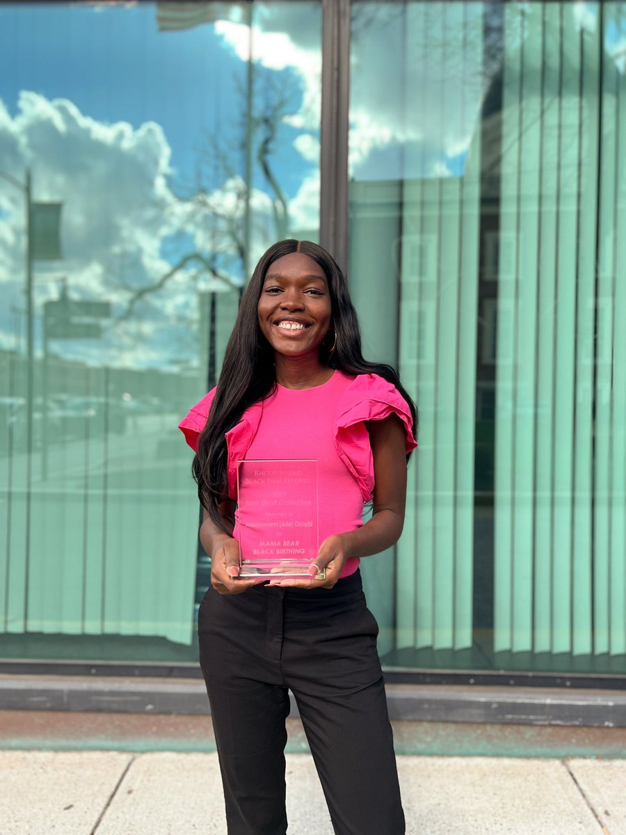 This past weekend, Black Motherhood through the Lens received the 2021 “Best Short Collective” award in the Rhode Island Black Film Festival. This would not have been possible without the bravery of the women in the film. Forever grateful. 

#BlackMaternalHealthWeek #BMTL #BMHW22
