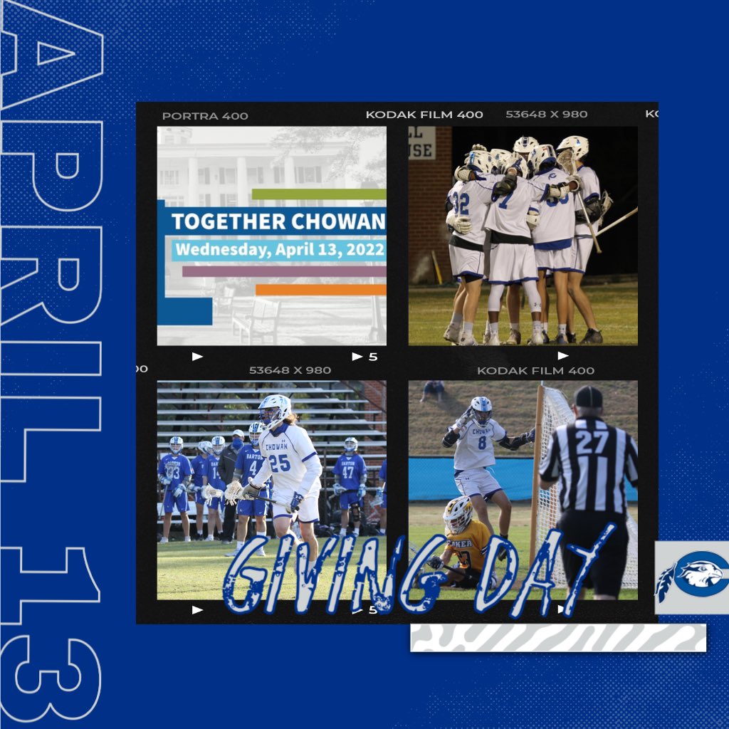 ChowanMLAX's tweet photo. Today is the 2nd Annual Day of Giving at Chowan! Please support our men as we continue to strive for our collective goals while enhancing their student-athlete experience! We are grateful for every dollar raised! 

https://t.co/7Kpc7ndgL2 https://t.co/LR8YcXiNnD