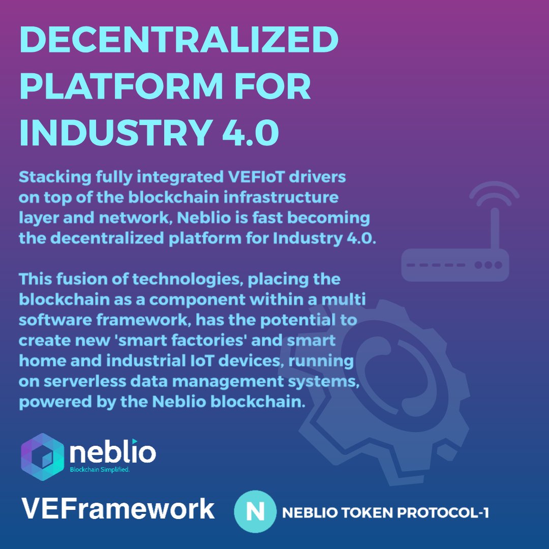 Yellow_zine's tweet photo. 🇬🇧 #Neblio now has legitimate #IoT decentralized data management capabilities, combining #VEFIoT drivers by #VEFramework along with @NeblioTeam's class leading enterprise blockchain infrastructure. Learn more about the #VirtualEconomyFramework 👇

https://t.co/64nvnPqYhn https://t.co/EkIepHzaN9