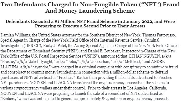 iFindRugPulls's tweet photo. THOSE PROJECTS THAT THINK THEY ARE CLEVER,

YOU WILL BE FOUND &amp; YOU WILL BE PUT BEHIND BARS. 

HAVE A GREAT DAY #NFT PROJECTS 🚩 GO “#SHILL” YOUR HEARTS OUT! https://t.co/I9980LnlL0