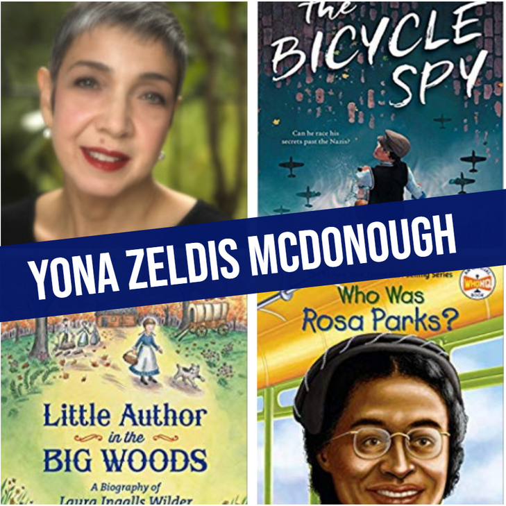 Our last author has written some of the very popular Who is/Who Was (or as our kids call them, the big head books)! @YonaMcDonough has written many middle grade novels that will be available at the festival--we can't wait to see you there! facebook.com/scybookfest/ph…