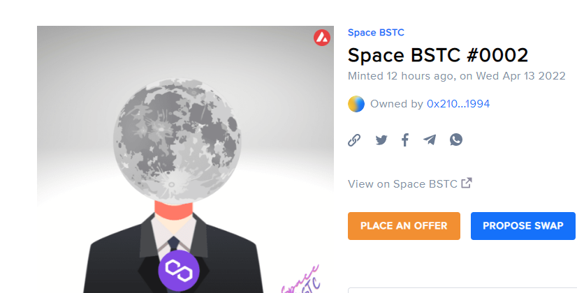 BSTCOIN1's tweet photo. 🥳🥳🥳🥳🥳🥳🥳🥳🥳🥳🥳
Wooow Congratulations to the rightful owner of Space BSTC #0001...

The Space BSTC with the $Matic Tag.

https://t.co/DeNImLJQDu

#spacebstc #nfts #NFTgiveways https://t.co/CYgQVdriZ3