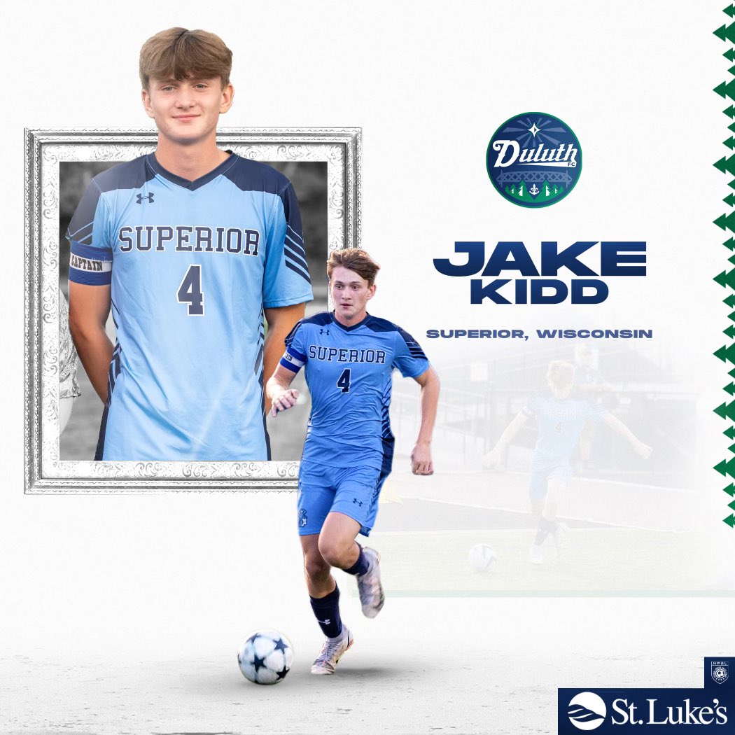 The Guys From Across The Bridge 

Blake Perry - All Time Leading Goal Scorer @UWSmenssoccer 

Alex Paredes - All - <a href="/umacathletics/">UMAC Athletics</a> honorable mention. 

Harry Ambler - All - <a href="/umacathletics/">UMAC Athletics</a> second team. 

Jake Kidd - @UWSmenssoccer commit from Superior. 

#BlueGreens #DuluthFC