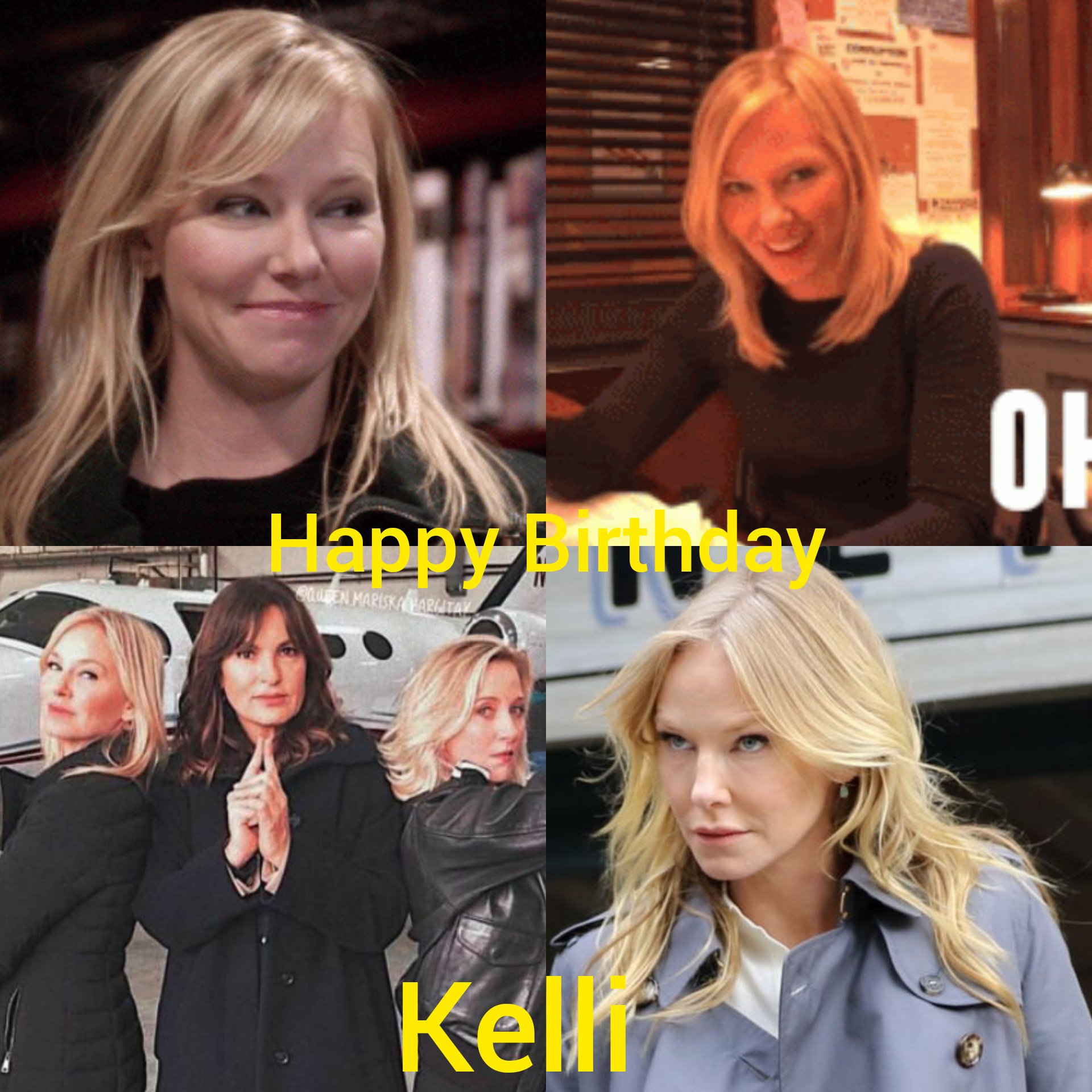 Happy birthday kelli giddish I hope u have  amazing day 