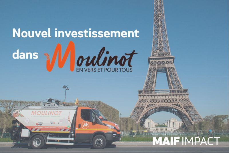 MAIF's tweet photo. Recycleuses, recycleurs, #MAIFImpact est heureux de sa participation à la nouvelle levée de fonds de @Moulinot75♻️spécialiste français de la collecte et de la valorisation des déchets alimentaires
#EconomieCirculaire 
Avec @BanqueDesTerr , @inco_group , @Bpifrance entre autres ! https://t.co/VLyWZtCd2i