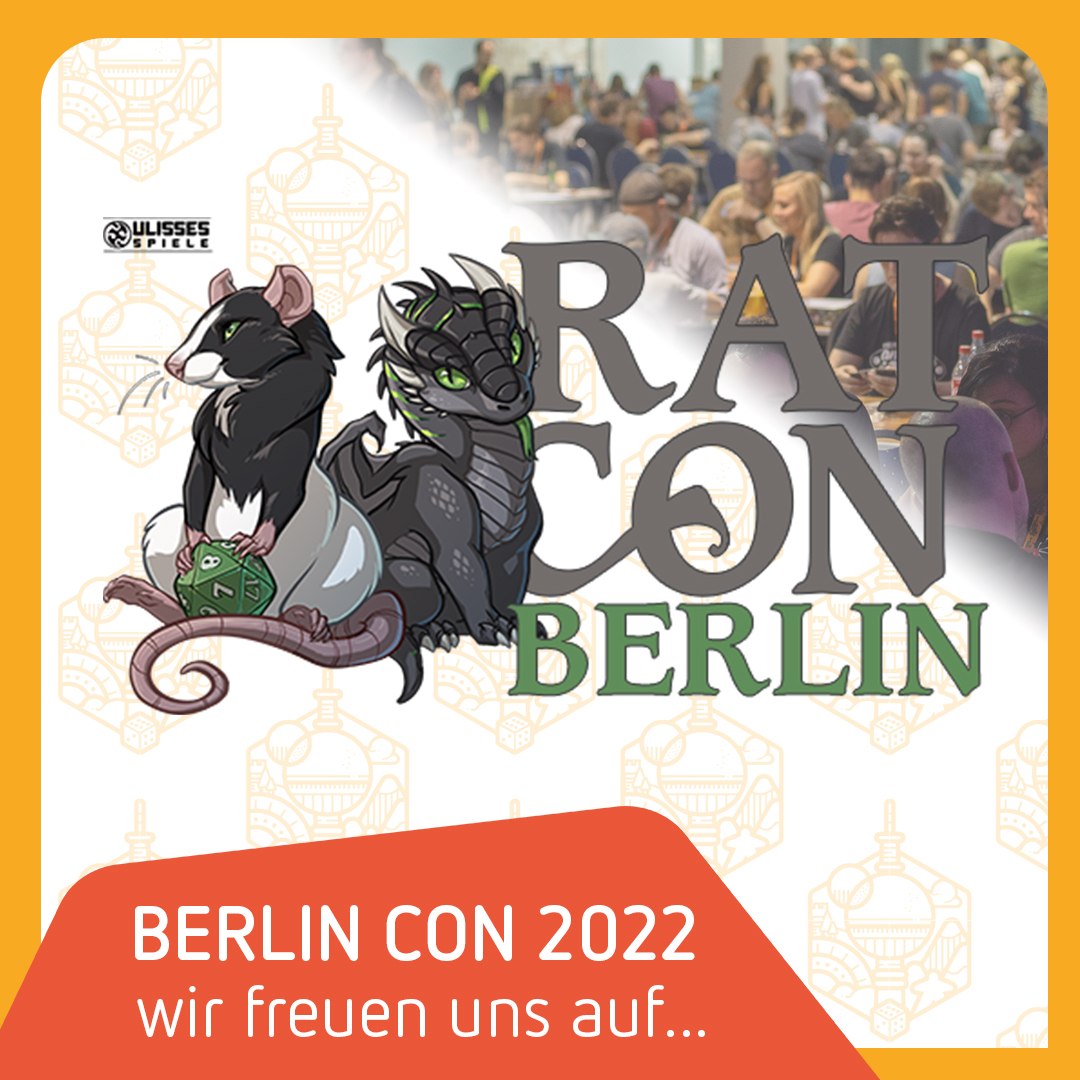 Endlich findet auch wieder die RaCon Berlin, präsentiert von Ulisses Spiele GmbH, statt. Freut euch also auf großartige Rollenspielerlebnisse und noch vieles mehr 😉