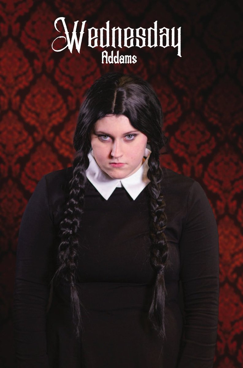 It’s W E D N E S D A Y! Meet Wednesday Addams, played by senior, Dakota Bach!

Dakota’s performance of Wednesday is a must-see. Her vocals will leave you in awe and her character will keep you on the edge of your seat. 🎫 perrysburgtheatre.ludus.com/index.php