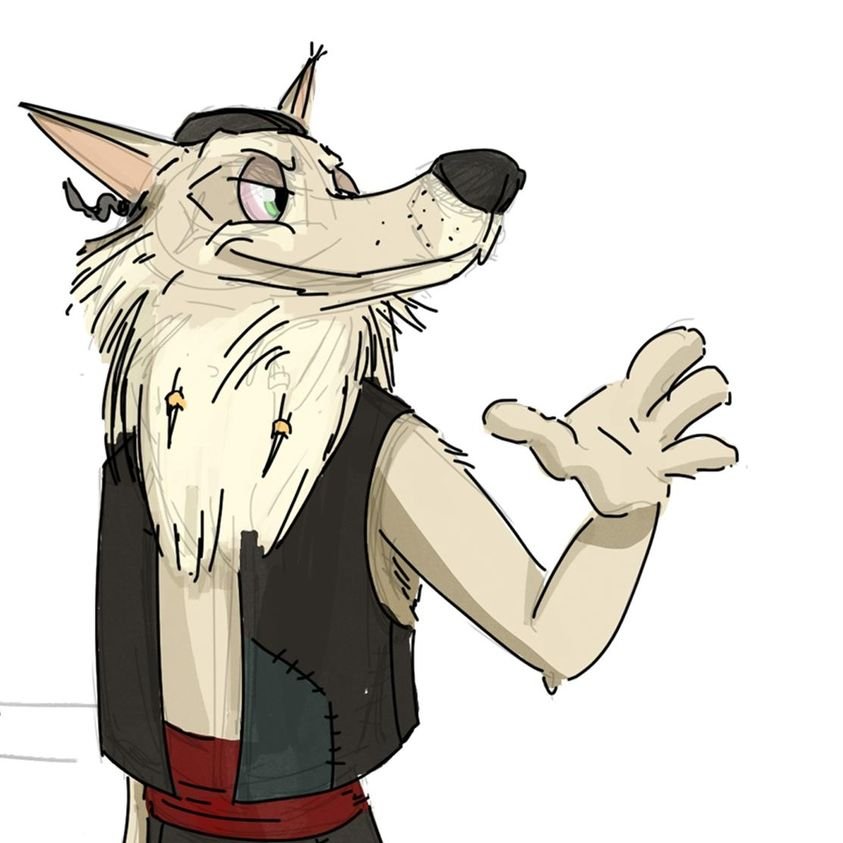 Voici Laskar le loup. Malicieux, perfide et rusé, il cherche toujours les problèmes.
Un projet ?🐺 studio-cirtek.com

#art #croquis #dessin #loisirscreatifs #pyrenees #occitanie #dessin #couleur #fête #fete #pyrénées #pyrenees #perpignan #france  #catalan  #payscatalan ❤️💛