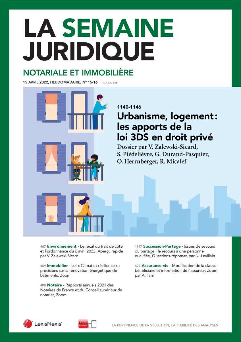 JCPN (@jcp_n) on Twitter photo Bouclage du <a href="/JCP_N/">JCPN</a> n°15-16 -> merci pour ce dossier Loi #3DSđïžsous ses aspects droit privĂ© : #logement par <a href="/SicardVivien/">Dr. Vivien Zalewski-Sicard</a> #copropriĂ©tĂ© & #BRS par S. PiĂ©deliĂšvre #vente #logementssociaux par G. Durand-Pasquier, #droitdeprĂ©fĂ©rence par <a href="/OHerrnberger/">Olivier Herrnberger</a>, #mixitĂ©sociale par <a href="/RomainMicalef/">Romain Micalef</a> Bouclage du <a href="/JCP_N/">JCPN</a> n°15-16 -> merci pour ce dossier Loi #3DSđïžsous ses aspects droit privĂ© : #logement par <a href="/SicardVivien/">Dr. Vivien Zalewski-Sicard</a> #copropriĂ©tĂ© & #BRS par S. PiĂ©deliĂšvre #vente #logementssociaux par G. Durand-Pasquier, #droitdeprĂ©fĂ©rence par <a href="/OHerrnberger/">Olivier Herrnberger</a>, #mixitĂ©sociale par <a href="/RomainMicalef/">Romain Micalef</a>