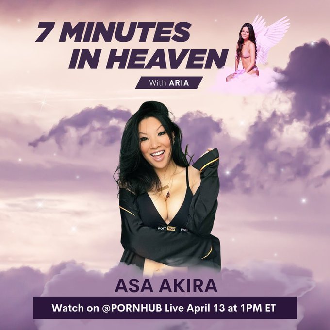 I’m going LIVE on the @pornhub instagram today for SEVEN MINUTES IN HEAVEN with Aria!!! https://t.co/Q4z8Us9DbD