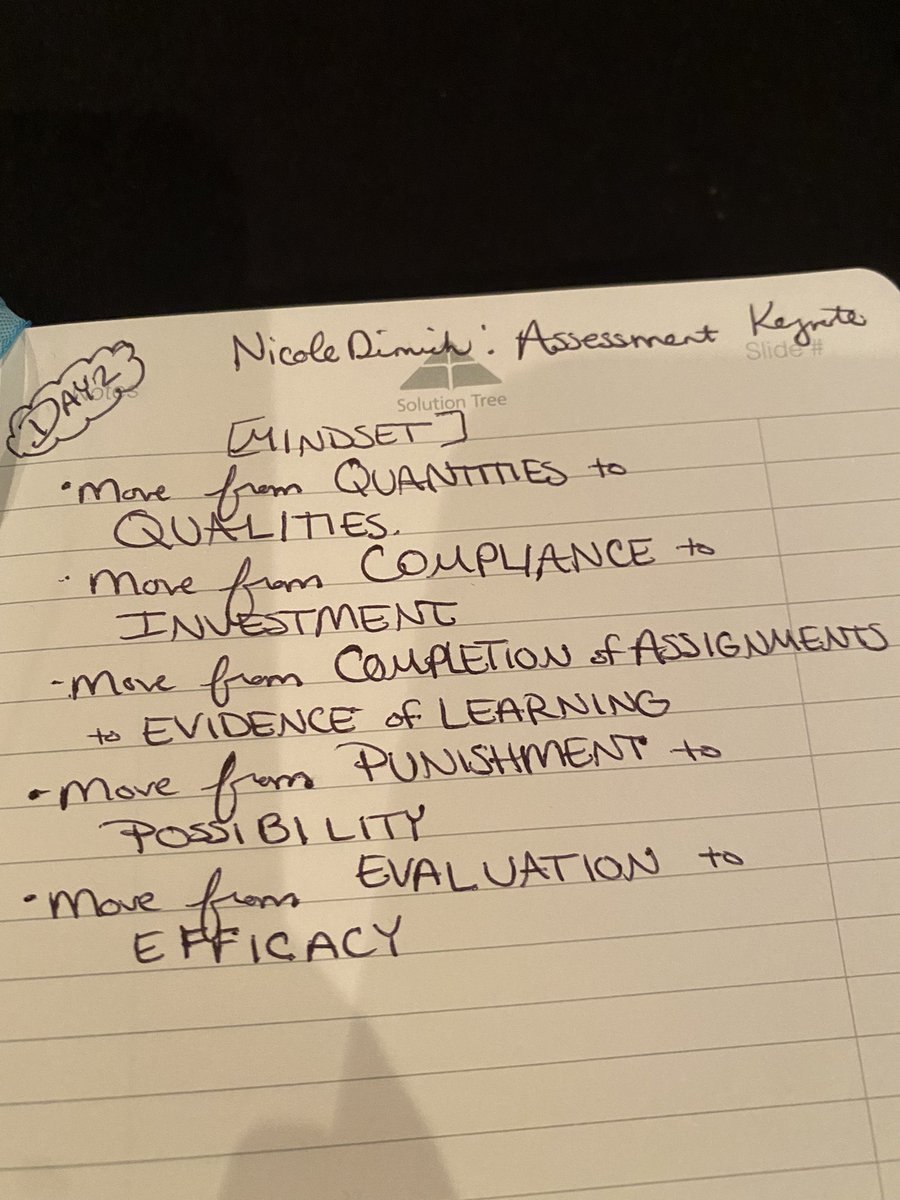 Notes from our keynote. Change that mindset! #rtiaw
