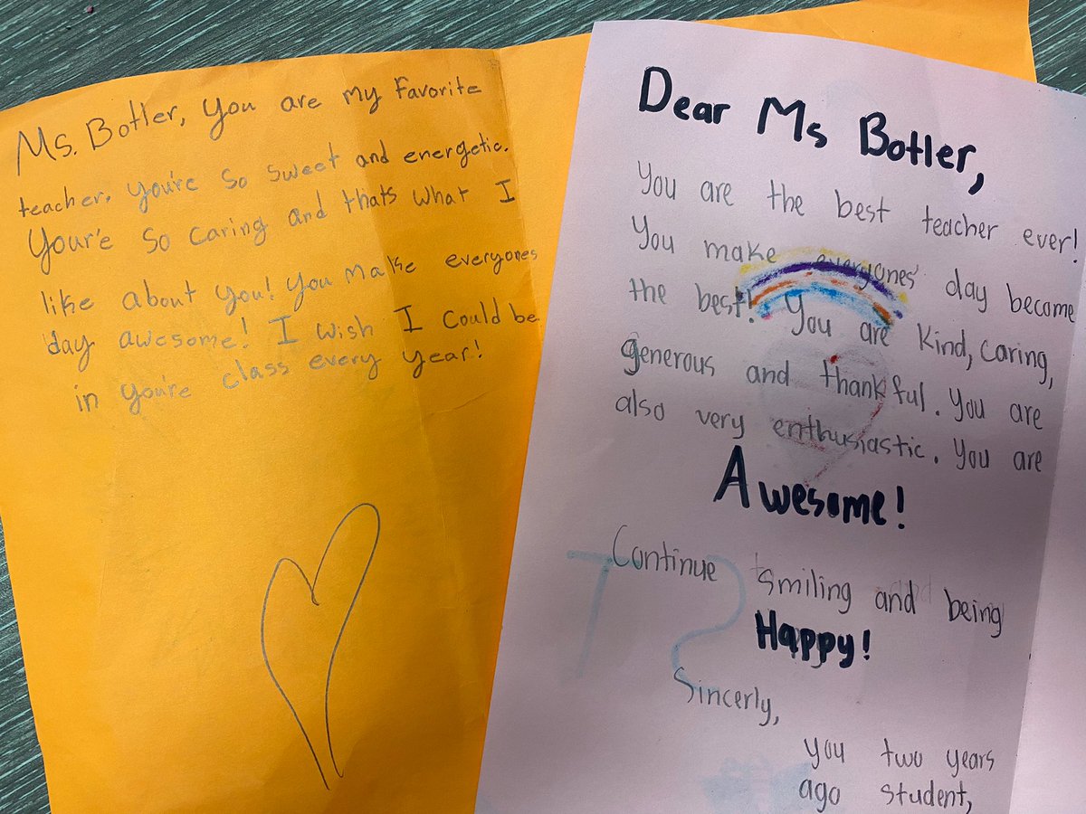 I love when my previous students visit me♥️ From spending their Bear Bucks to read to my class, to bringing me sweet notes they have made my teacher heart smile these last couple weeks😊 #teambce