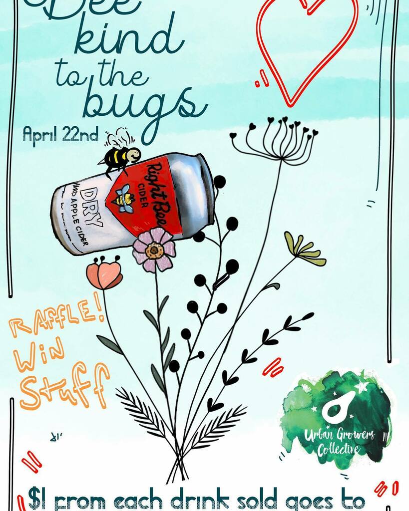 Come celebrate Earth Day <a href="/remedy_chicago/">Remedy 🍹</a> this April 22 and support @urbangrowerscollective and drink delicious <a href="/rightbeecider/">RIGHT BEE® Cider</a> instagr.am/p/CcSqw6arLCA/