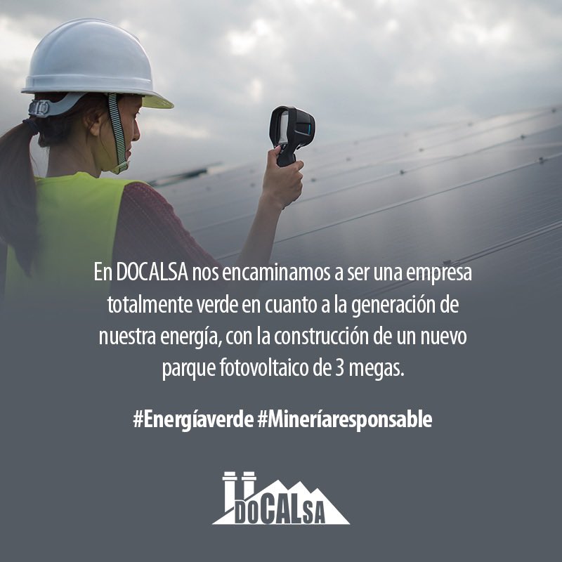 DocalsaRD's tweet photo. #EnergíaVerde
En DOCALSA nos encaminamos a ser una empresa totalmente verde en cuanto a la generación de nuestra energía, con la construcción de un nuevo parque fotovoltaico de 3 megas. https://t.co/qoXfVmUdQc