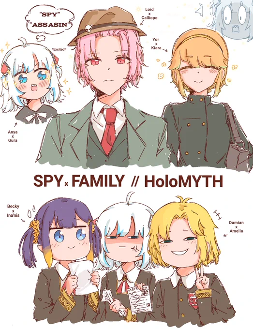 SPYxFAMILY #gawrt #callillust #artsofashes #inART #ameliaRT 