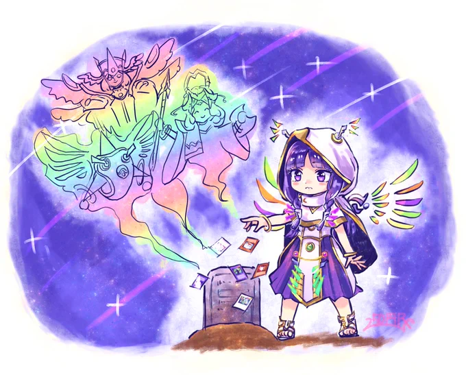 ポイ捨てしまくってる宣告者の神巫(デクレアラー・ディヴァイナー) 