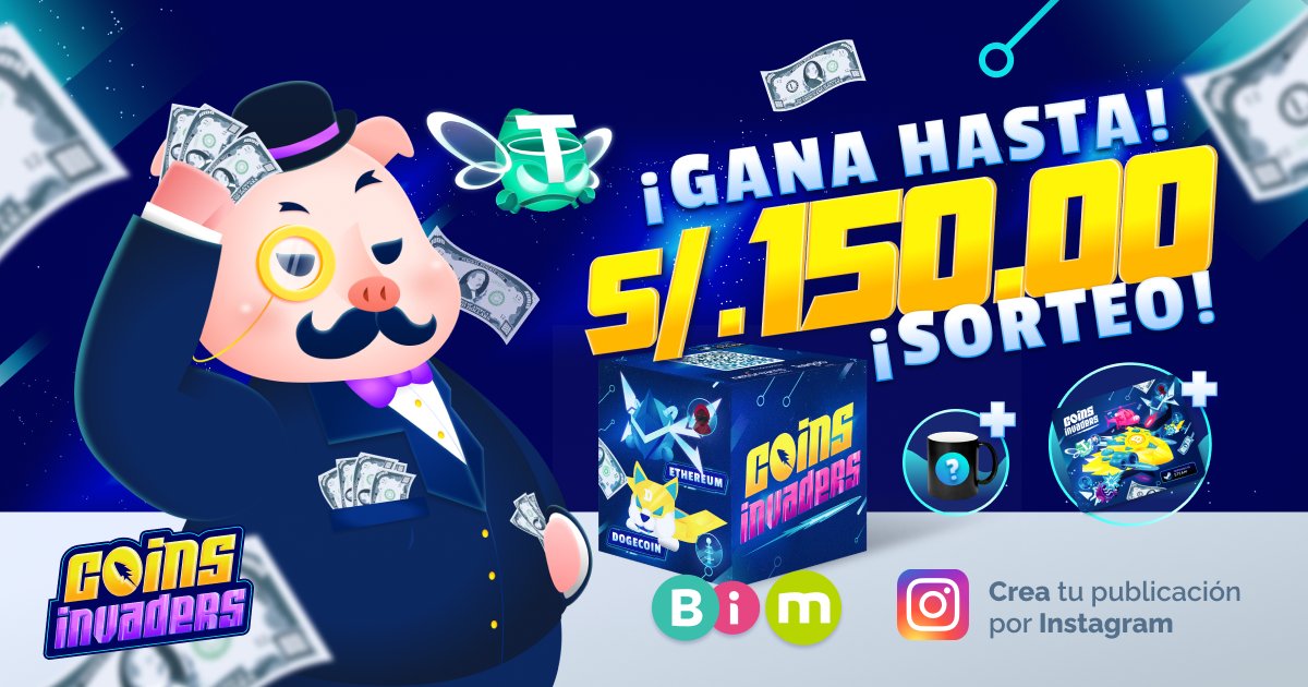 CoinsInvaders's tweet photo. #Sorteo Coins Invaders 👾👾 
Más información: https://t.co/u2IGf4Tt6t
Válido para residentes en Perú

#SORTEO #Faraon #Residente #Migraciones https://t.co/2AuroyXdcK