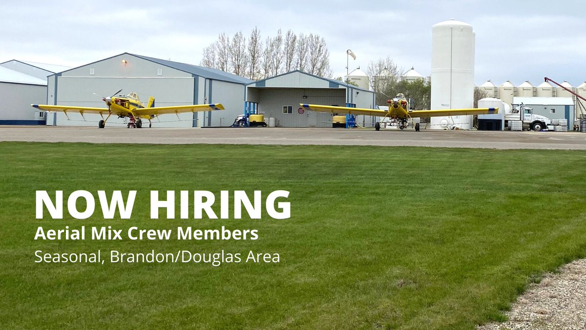 WestmanAerial's tweet photo. We're hiring a seasonal Aerial Mix Crew Member! Apply and learn more here: https://t.co/QYkmmDJ6Bw https://t.co/Q0Ev2zGfD8