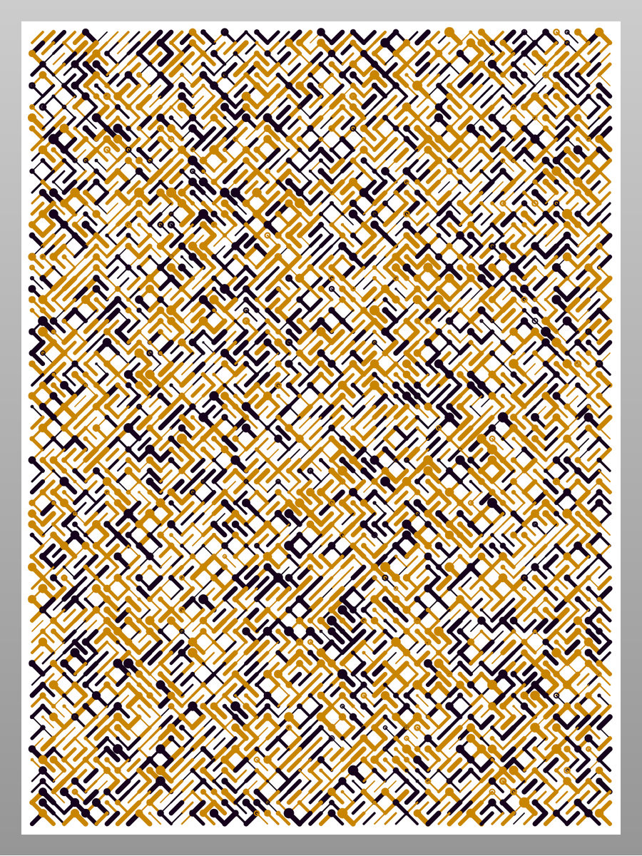 Cbain4's tweet photo. The first 4 pieces of 10_PRINT are now for sale

0.01 ETH each. One more piece will be added today. 

Check them out here..... 

https://t.co/RrLDTWLWtX

#NFTs #genart #creativecoding #p5js #10PRINTNFT https://t.co/H3GP9EjrTQ