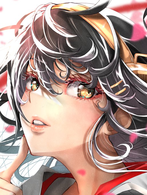 #顔だけで50リツイート来たら強者
榛名・榛名・翔鶴・金剛～!!
金剛ちゃんはアナログ画です 