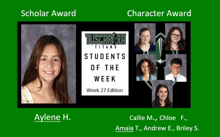Titans_week's tweet photo. Congrats to our Week 27 Students of the Week! 

💫 “Aylene has won several recent Science awards including 3rd place at the FCPS Science &amp; Engineering Fair.”

💫 “As editors,they were invaluable in meeting final yearbook submission deadlines!”

Fantastic job, Titans! https://t.co/wsbJtCubjK