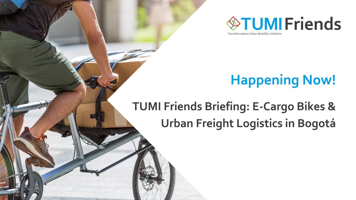 TUMInitiative's tweet photo. 🌿📦Looking at frontrunner cities like Bogotá, what can we learn about the implementation of urban freight logistics? In the #TUMIFriends Briefing, @camilourbano from @despacio_org shares insights and learnings from the #EcoLogisticsProject.
We keep you posted 👇🧵 https://t.co/6FxbnqW3ep
