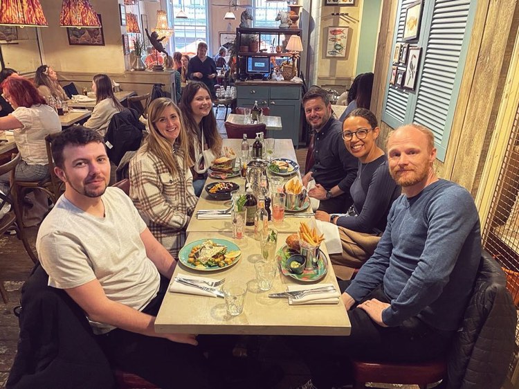 AberfieldPR's tweet photo. Lovely team lunch and catch-up this afternoon!
It also gave us an opportunity to brainstorm celebration ideas for our upcoming 10th anniversary... 👀
#LeedsPR https://t.co/y4qHI8AzWh