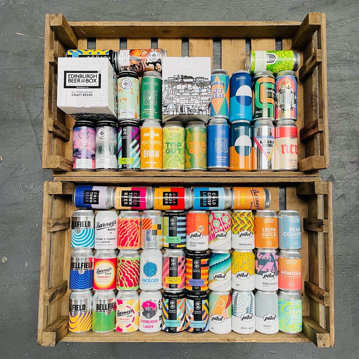 Edinburgh Beer Box tweet media