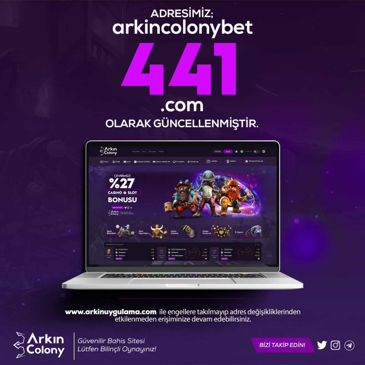 arkincolonybet Sitesine Nasıl Üye Olunur