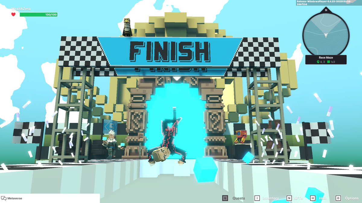 JaredBlake7's tweet photo. @TheSandboxGame Race Maze was probably one of my most enjoyed experiences in Alpha Season 2! Pure fun, mechanics, and platforming, with lots of surprises to keep the whole thing fresh! Thanks for another chance to play @TheSandboxGame !!
#Metaverse #Itsarace #TheSandbox #AlphaSeason2 https://t.co/yRBkCUTVtt