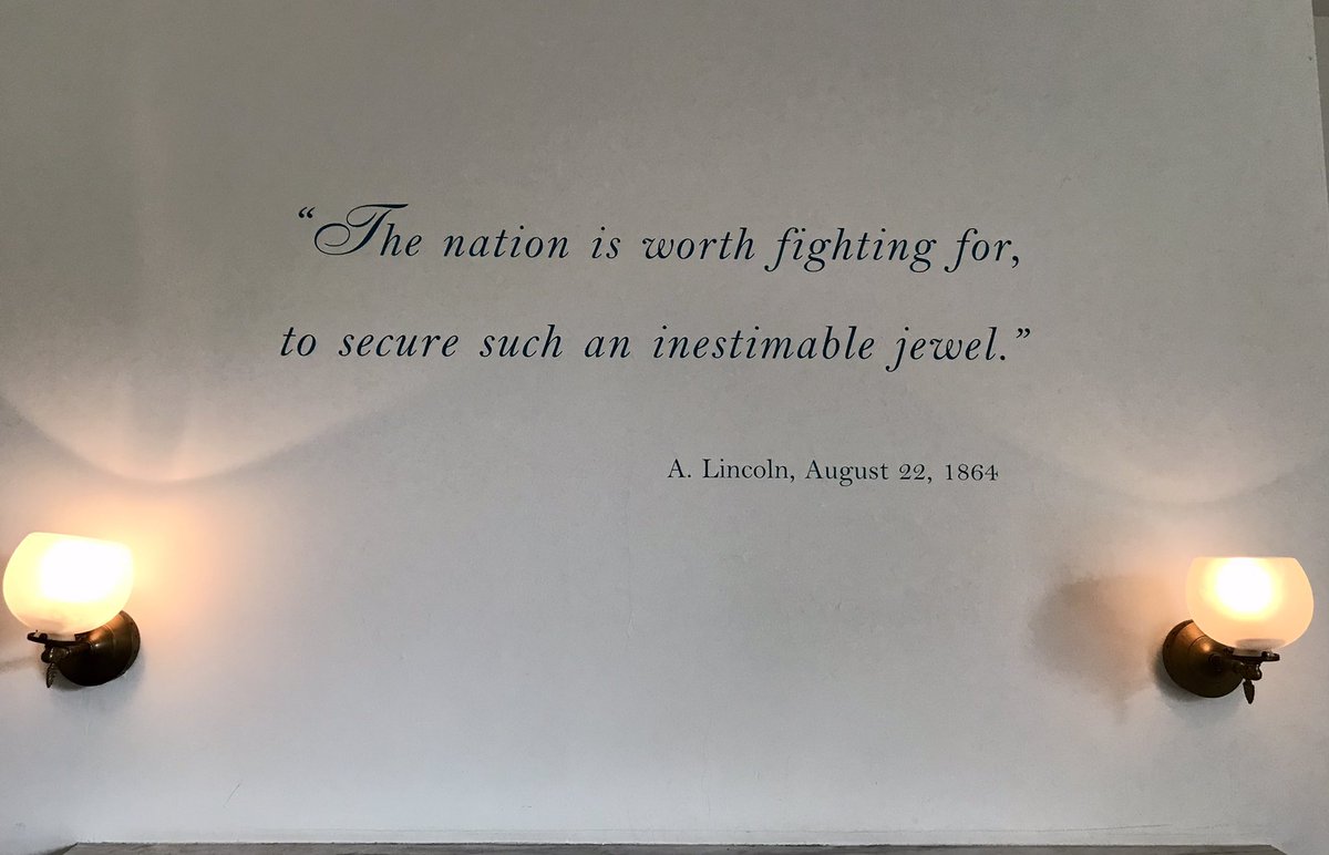 pewefan's tweet photo. Grateful to be in person @LincolnsCottage to participate in this thoughtful discussion https://t.co/nFoH4b0E5Y