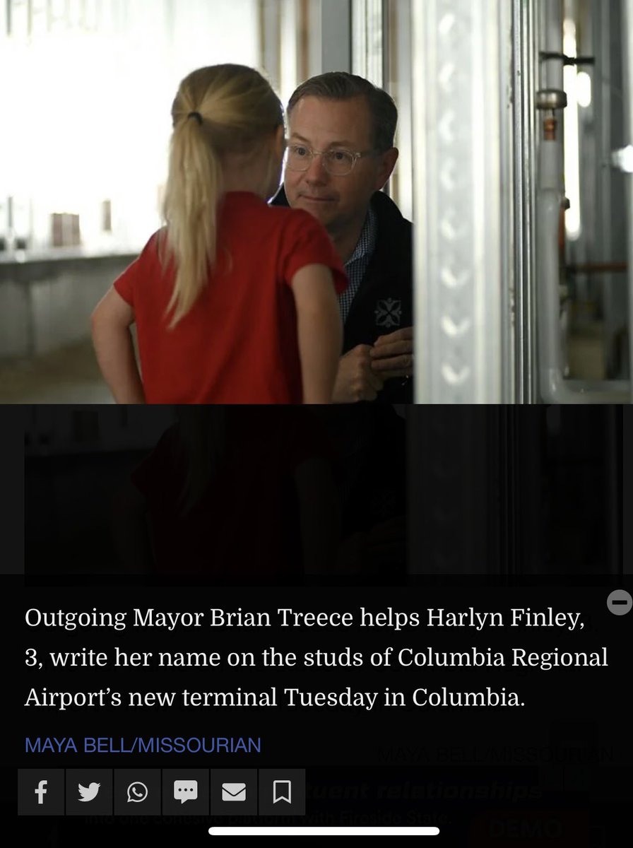 Columbia’s new <a href="/FLYFROMCOU/">FlyCOU</a> terminal is a generational investment that will help connect families, businesses, colleges and our economy decades into the future. It’s a great example of what can happen when local, state, and federal leaders work together.  columbiamissourian.com/news/local/pre…