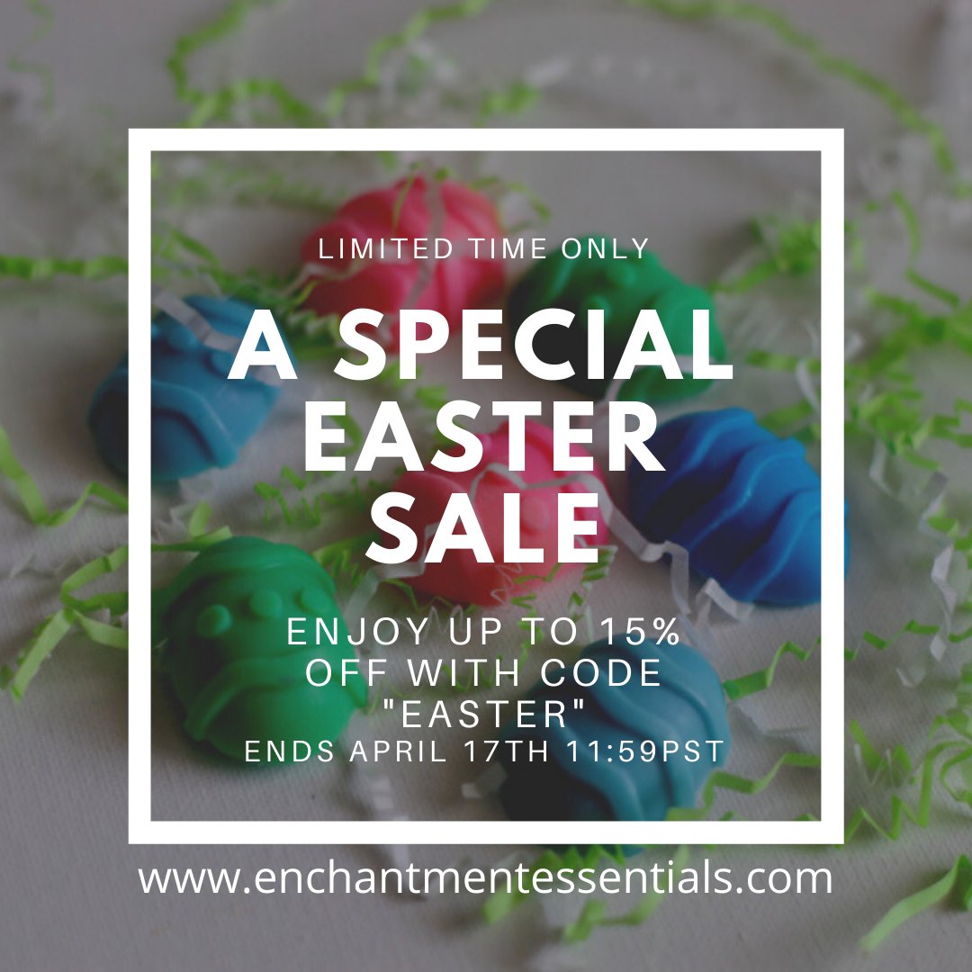 EnchantmentD's tweet photo. Easter Sale! 🐰🐣🌺 - https://t.co/w3ZZJDixSS #enchantmentessentials #eastersale https://t.co/EmnIKEb40s