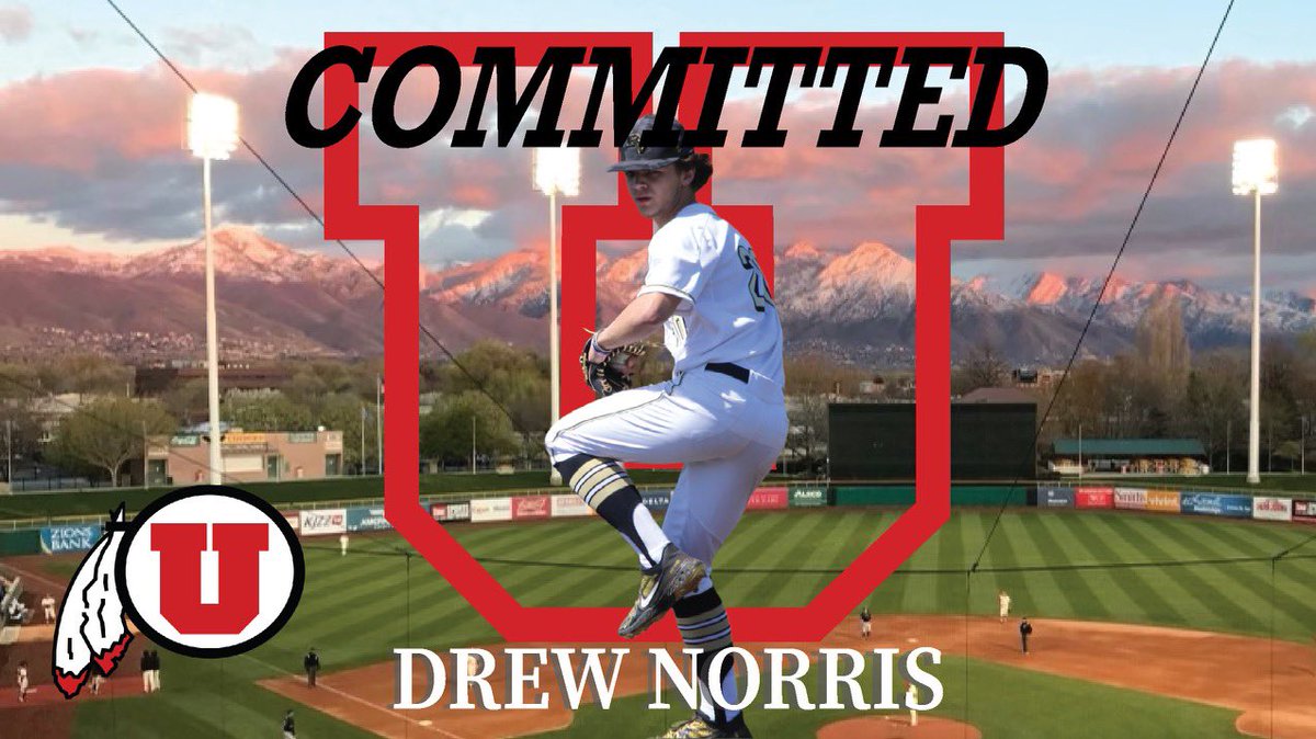 I’m excited to announce that I have committed to the University of Utah to further my academic and baseball career.  None of this would have been possible without the constant support from my family, friends, coaches, God, and I’m forever grateful for them. Go Utes!!