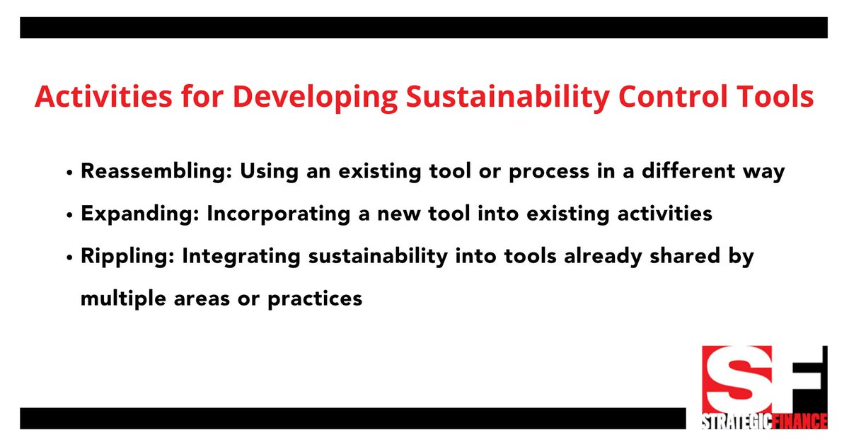 SFMagazineIMA's tweet photo. Sustainability practices instilled in organizational #controltools could improve #ESG goals and internal operations. https://t.co/kUadqIufvu https://t.co/U4hNFvlROk