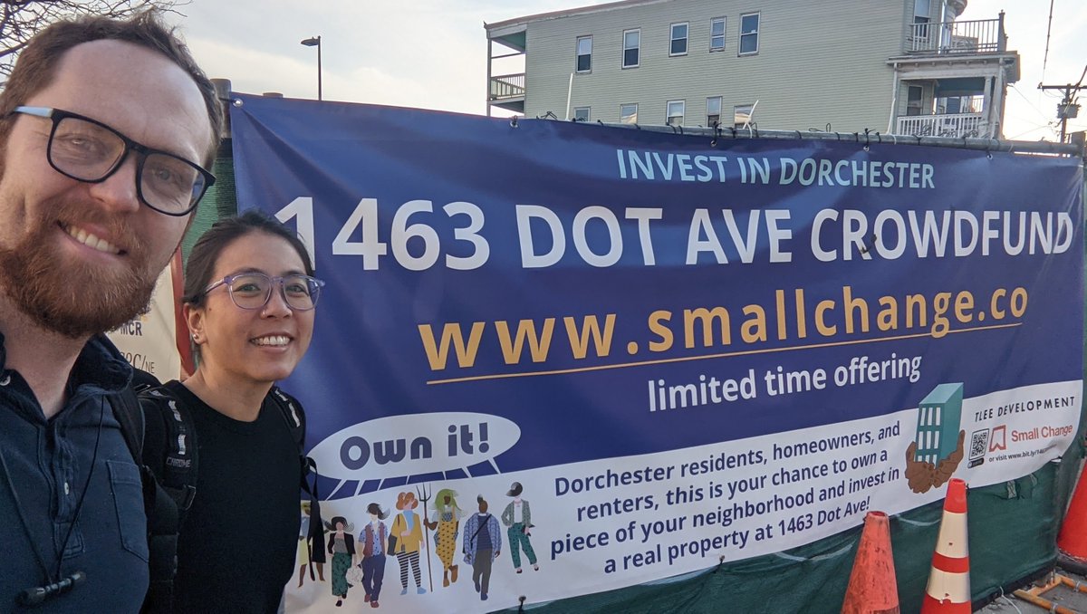CoEverything1's tweet photo. 🔥83 investors raised $144,000 on #SmallChange for 1463 Dot Ave #Crowdfund! We are amazed at the turnout for the first-ever #RegCF equity campaign for a real estate project in #Dorchester. 🥳Congratulations TLee Development! #ownit #realestateforall #smallchange #coeverything https://t.co/i6dw0gbh6R
