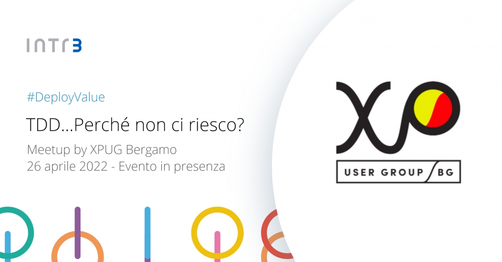 intre_it's tweet photo. Nuovo appuntamento con i meetup dell'XPUG Bergamo!
@luca_picci presenterà il suo talk "TDD...Perché non ci riesco?".
Vi aspettiamo nel nostro ufficio di Seriate, non mancate!
Per iscriversi ⬇️
https://t.co/Do59QLwwZd
#meetup #TDD #xpug #xpugbg #learnCodeDeployValue https://t.co/CppKpT17xG