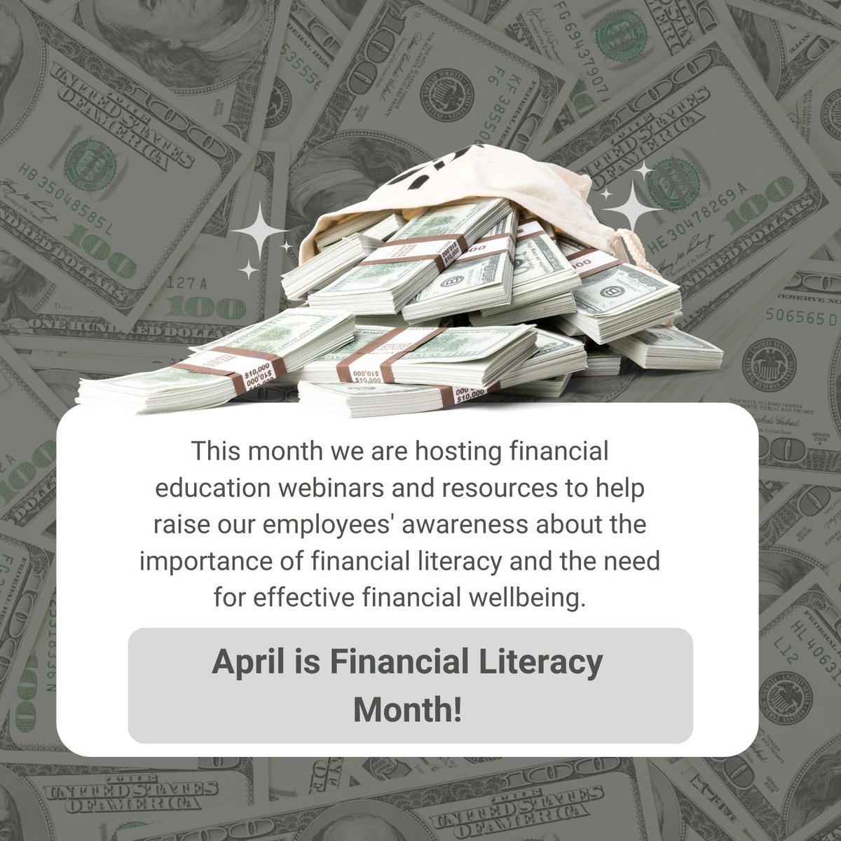 Intealth's tweet image. Happy Financial Literacy Month!

#lifeatecfmg #financialmonth