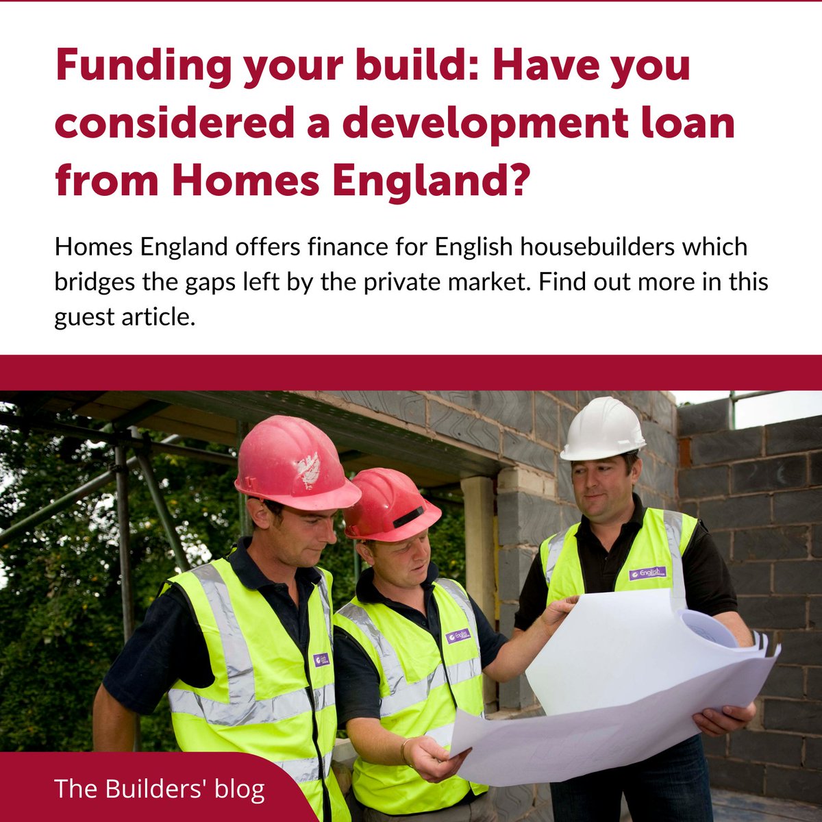 fmbuilders's tweet photo. .@HomesEngland offers finance for English housebuilders, which bridges the gaps left by the private market. 

Learn about the new Levelling up Home Building Fund,  and more in our latest guest article 👉 https://t.co/4WJduGSi5x https://t.co/U3yMuBSn0y